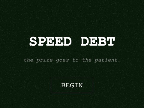 Speed Debt