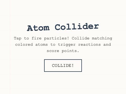 Atom Collider