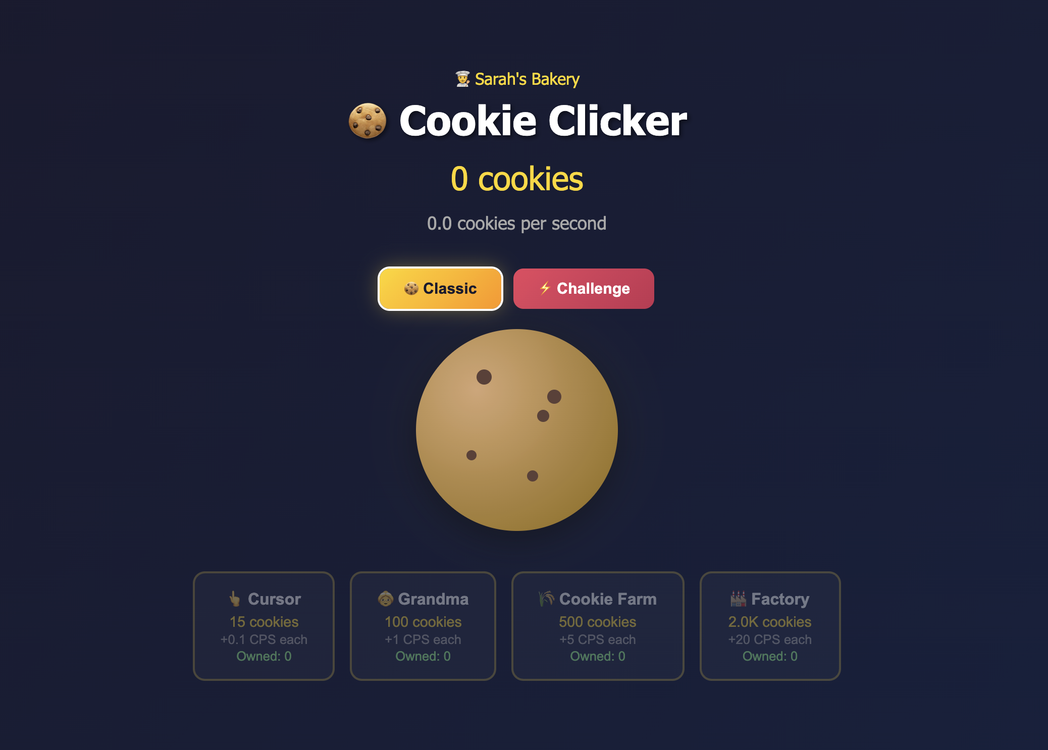 Cookie Clicker